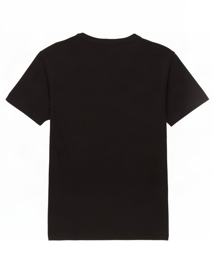 Tommy Hilfiger Camiseta masculina grande de algodão preto