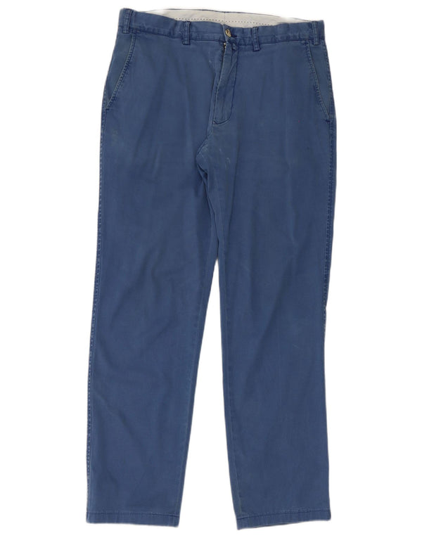 Calça Chino Masculina Reta Gant IT 48 Médio W33 L31 Algodão Azul