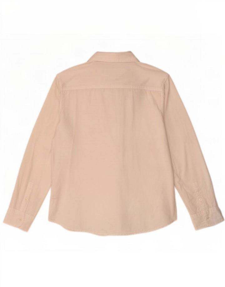 Camisa feminina Superdry UK 16 grande algodão branco