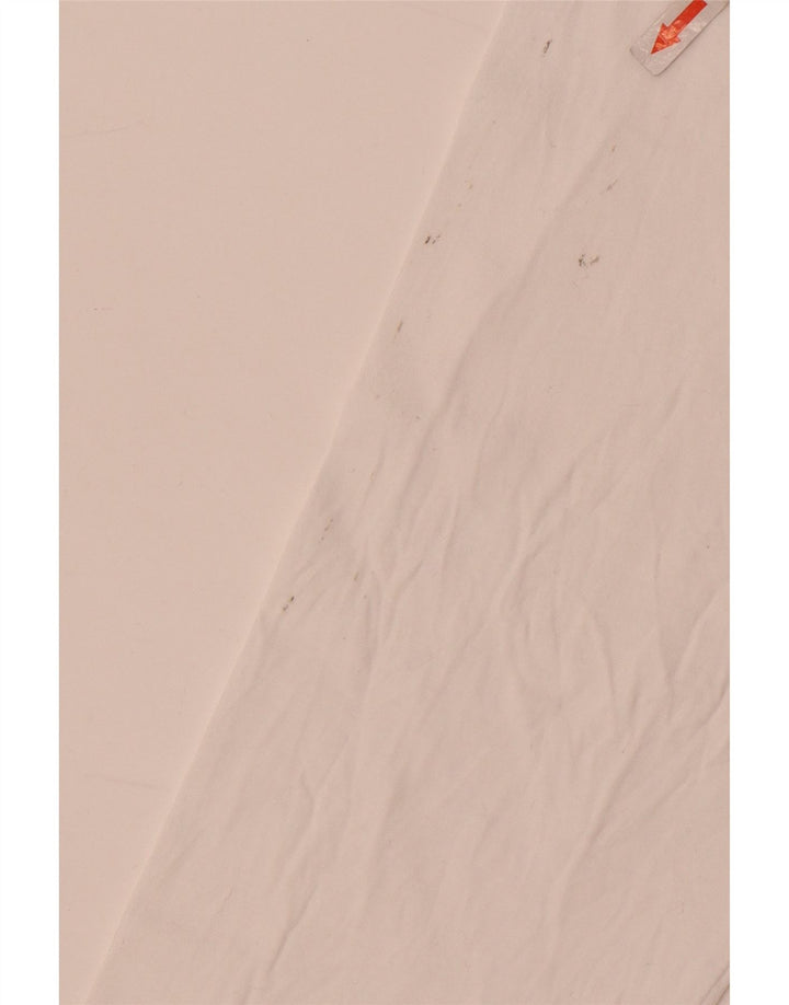 Top gráfico masculino Nike manga comprida médio algodão branco