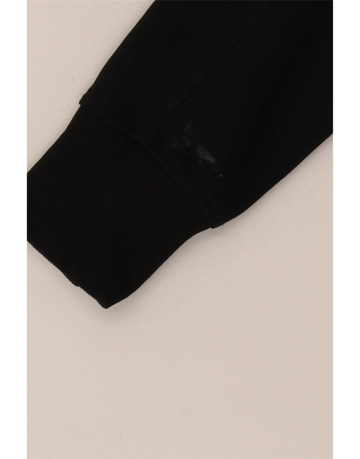 Freddy Womens Graphic Tracksuit Top Jacket UK 10 Pequeno Poliéster Preto