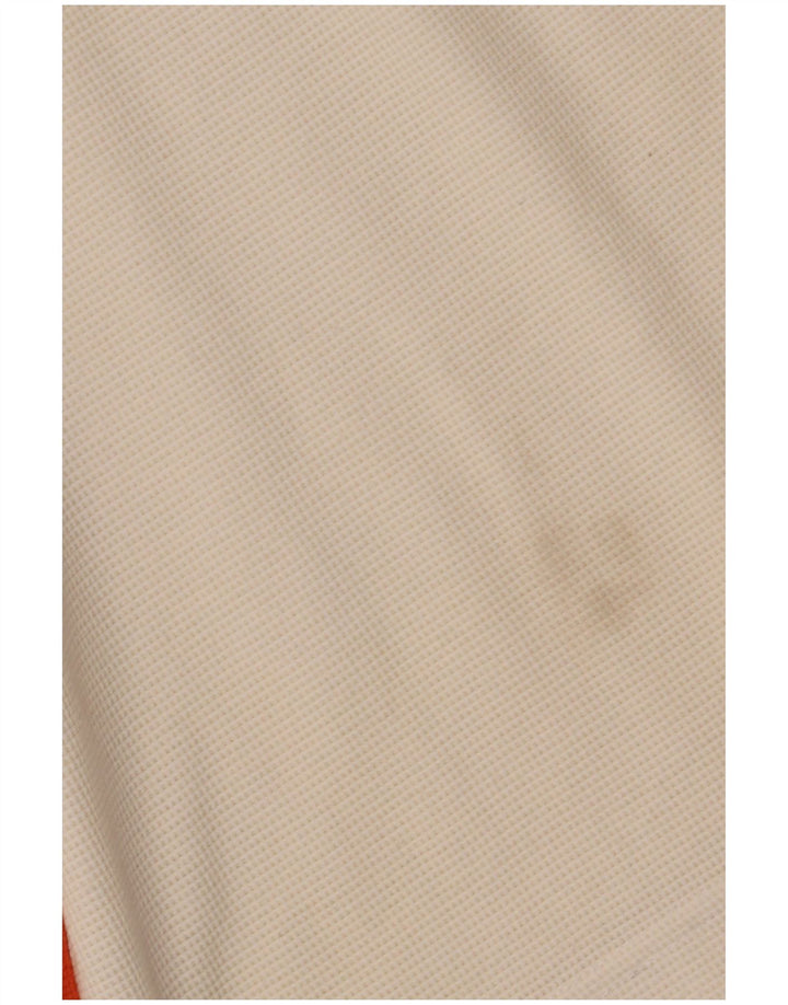 Camisa polo masculina LOTTO Reino Unido 36/38 pequena cor branca de poliéster