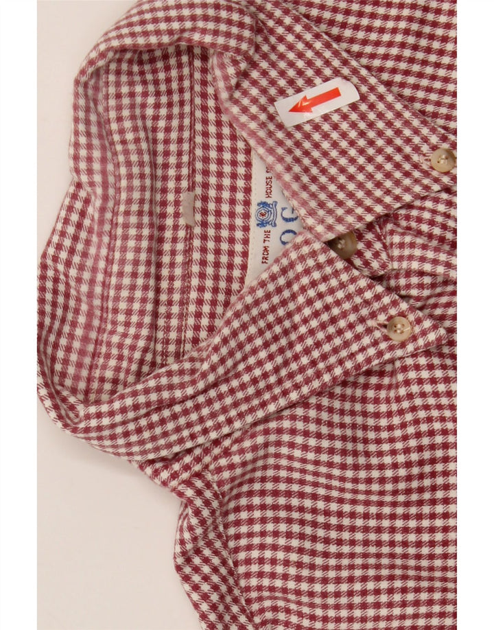 Camisa masculina Boggi grande guingão vermelho