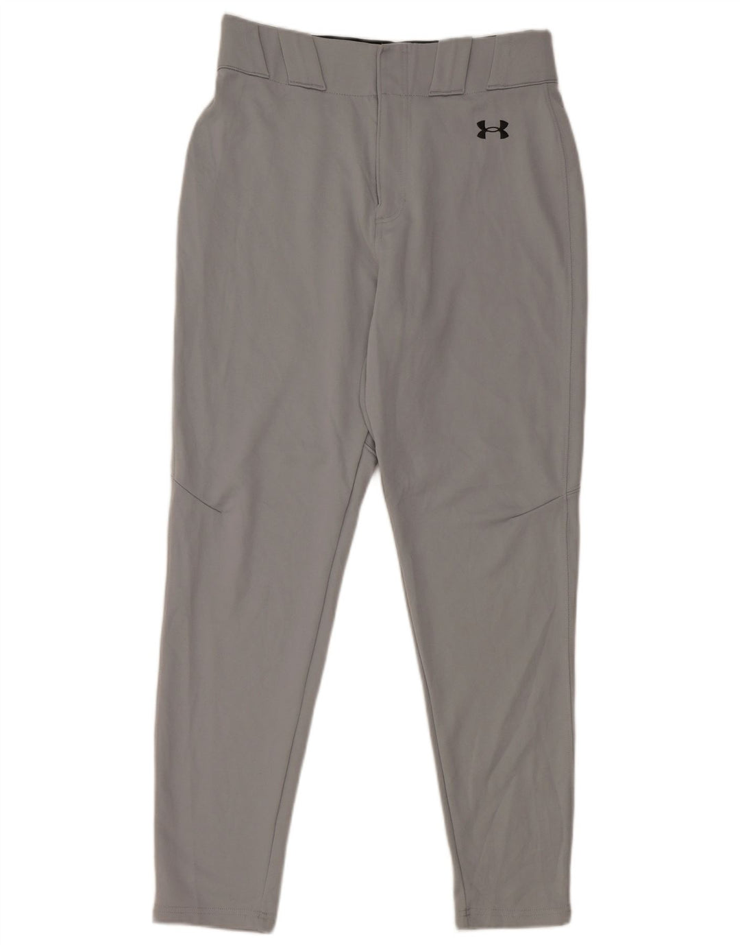 Calça de treino masculina UNDER ARMOUR poliéster cinza médio