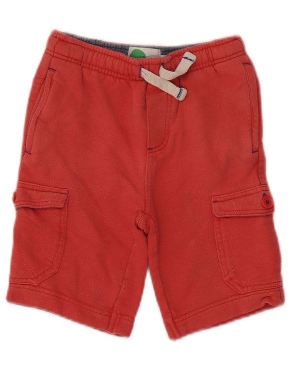 Shorts esportivos Boden Boys 5-6 anos algodão vermelho