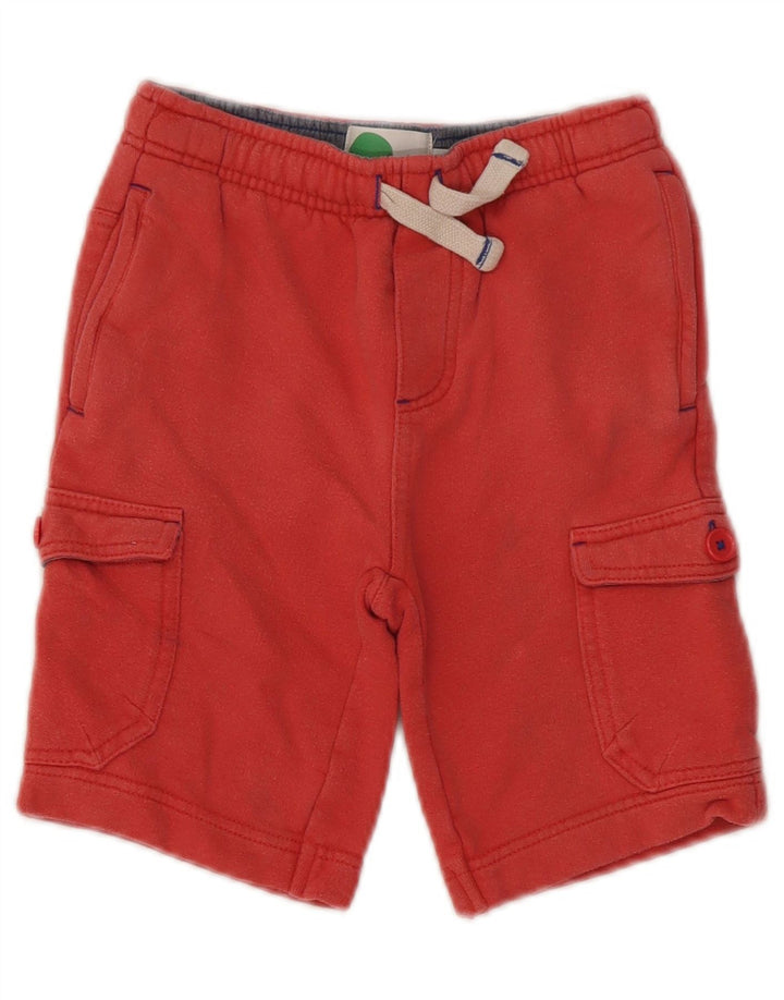 Shorts esportivos Boden Boys 5-6 anos algodão vermelho