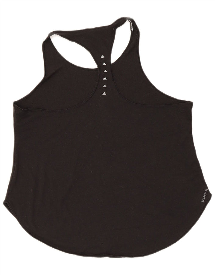 Adidas Mulher Aeroready Vest Top UK 12/14 Médio Preto