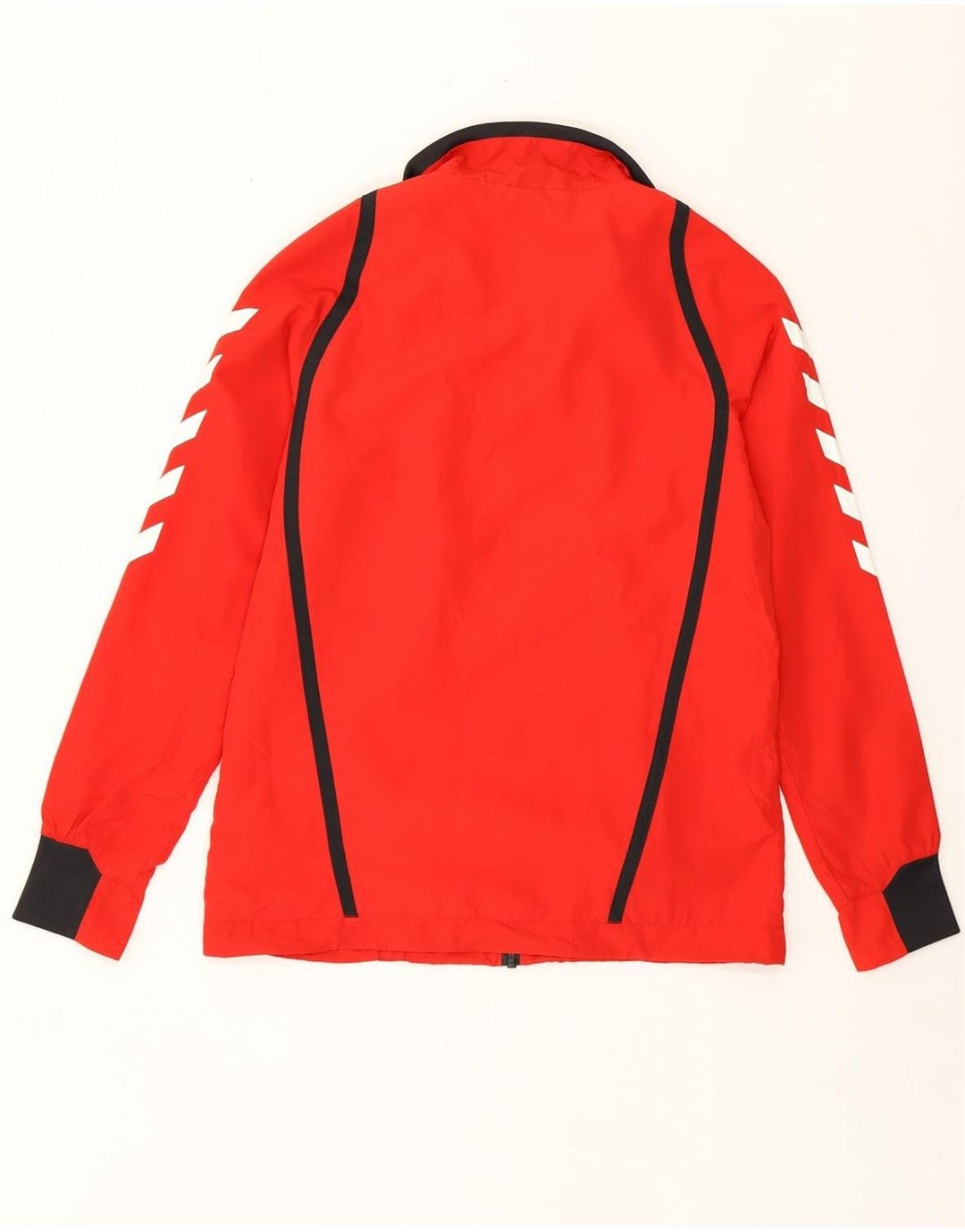 Hummel Mens Graphic Tracksuit Top Jacket XS Vermelho Colourblock Poliéster