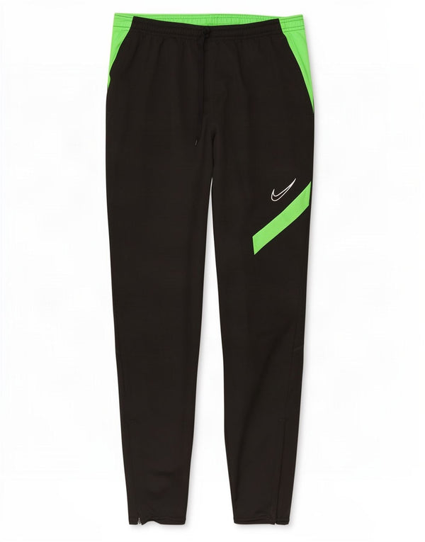 Nike Mens Dri Fit Tracksuit Trousers Large Black Colourblock Polyester