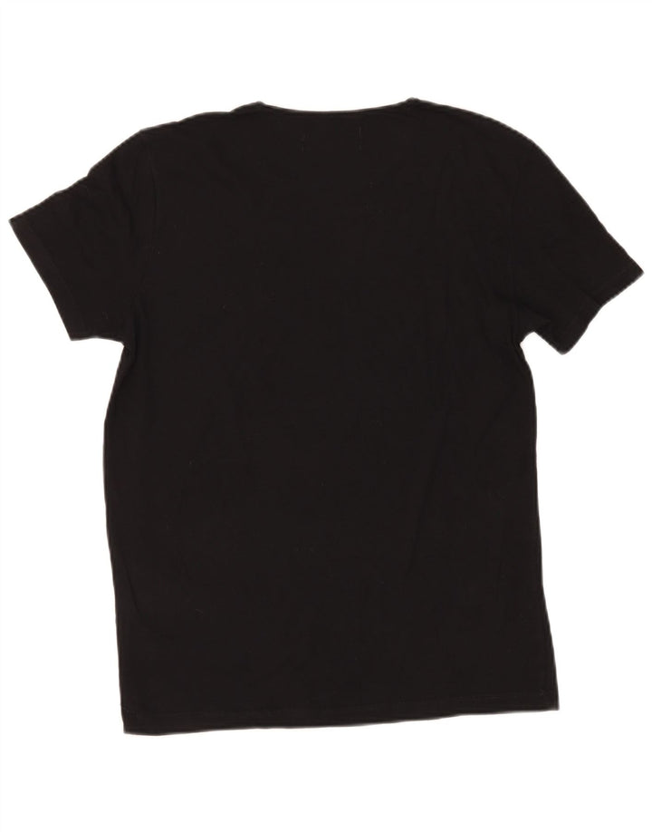 Camiseta feminina Zara UK 14 médio preto
