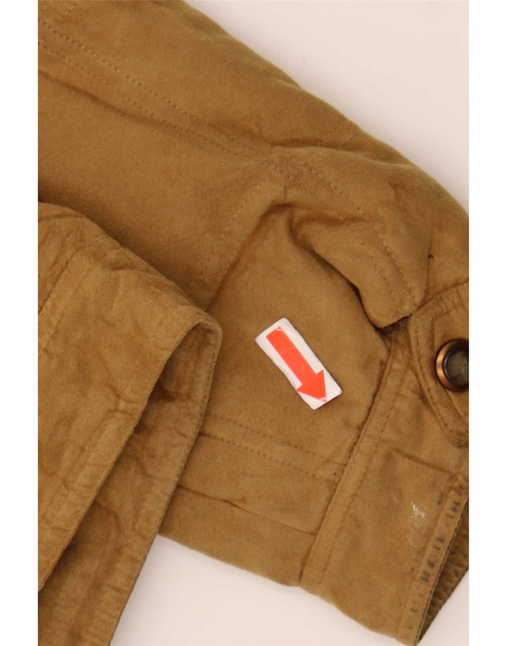 Pal Zileri Mens Bomber Jacket IT 48 Medium Beige