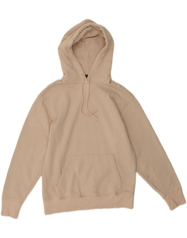 Zara Womens Oversized Hoodie Jumper Reino Unido 10 Pequeno Bege