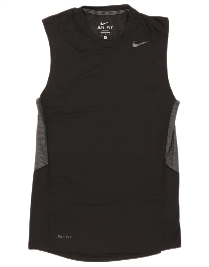 Colete Nike Masculino Dri Fit Top Pequeno Preto Colourblock Poliéster