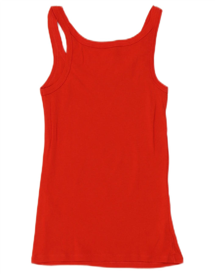 Colete feminino Benetton UK 8 pequeno vermelho