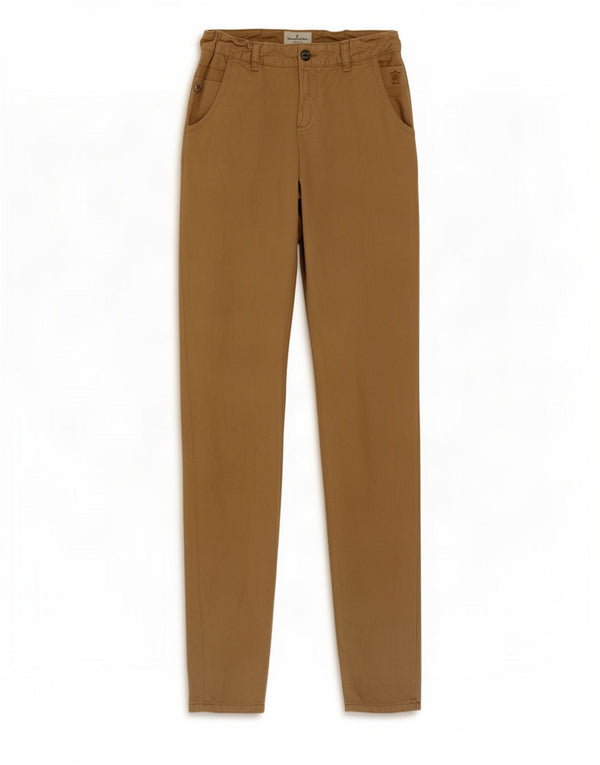 Calças casuais retas meninos Massimo Dutti 13-14 anos W26 L32 bege