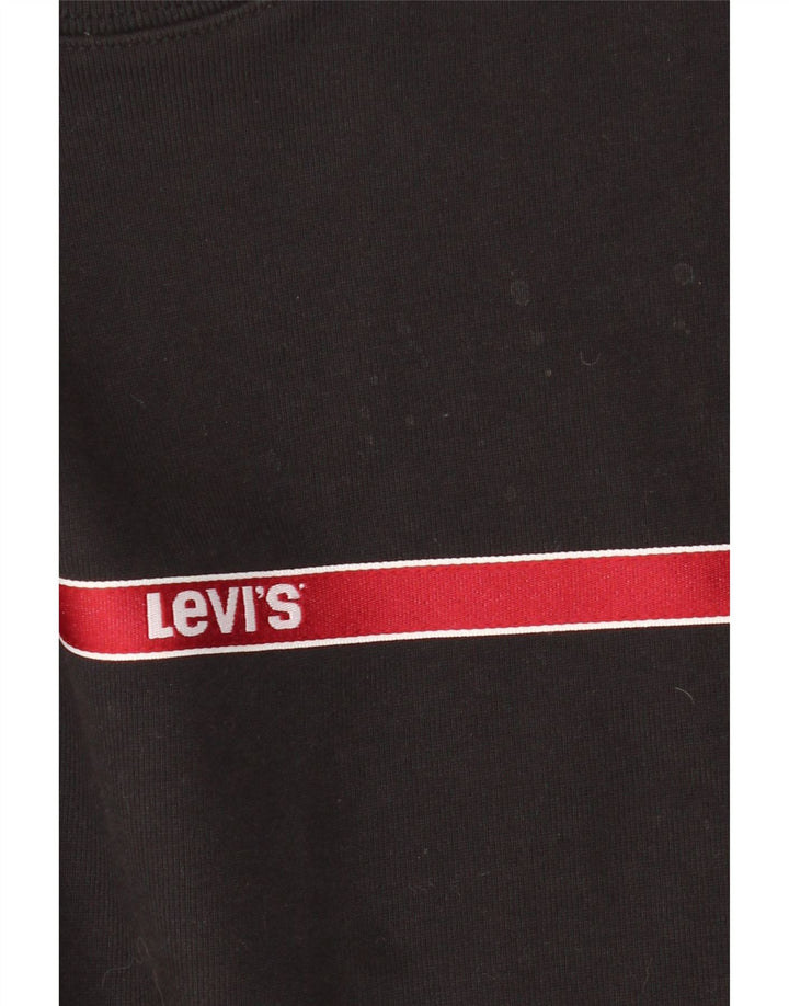 Moletom feminino oversized LEVI'S UK 6 XS listrado preto