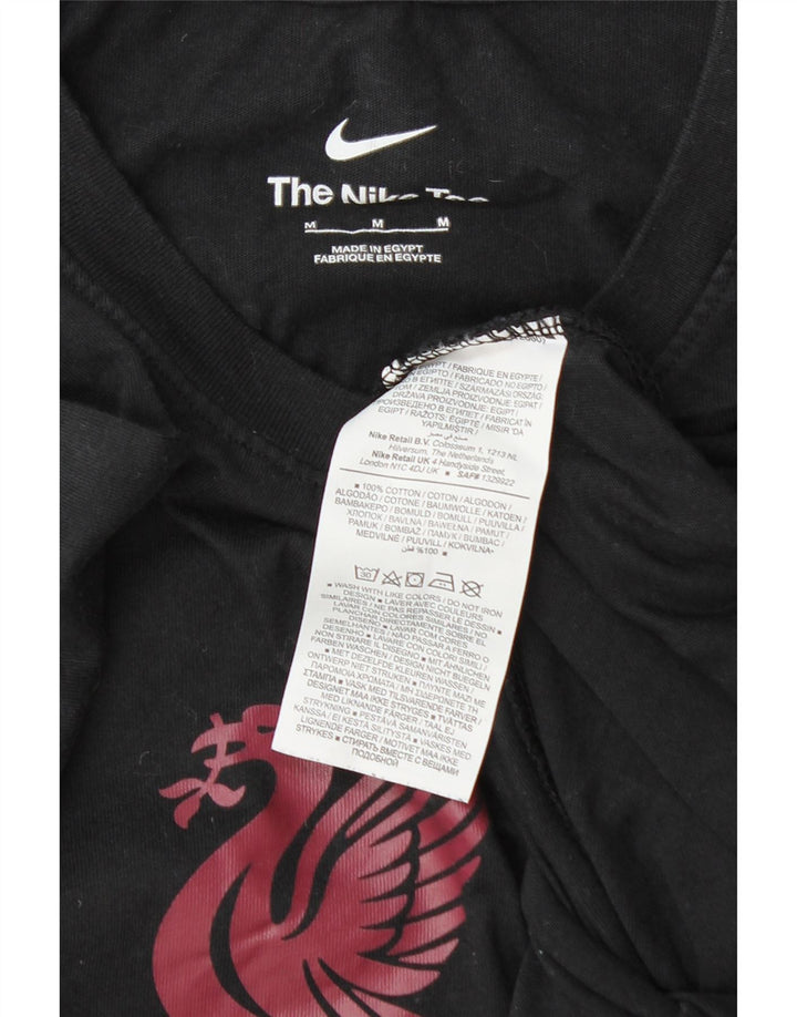 Camiseta Nike Masculina Liverpool Graphic Top Médio Algodão Preto