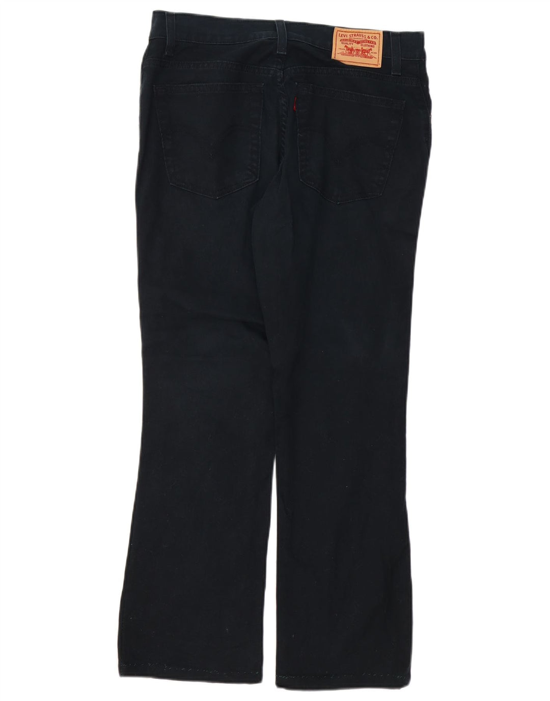 Calça Jeans Levis Feminina 550 Relaxed Fit Bootcut US 8 Médio W32 L28 Preto