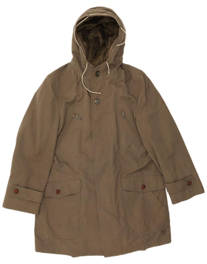 Jaqueta masculina WESTBURY com capuz Sherpa Parka UE 48 médio cáqui acrílico