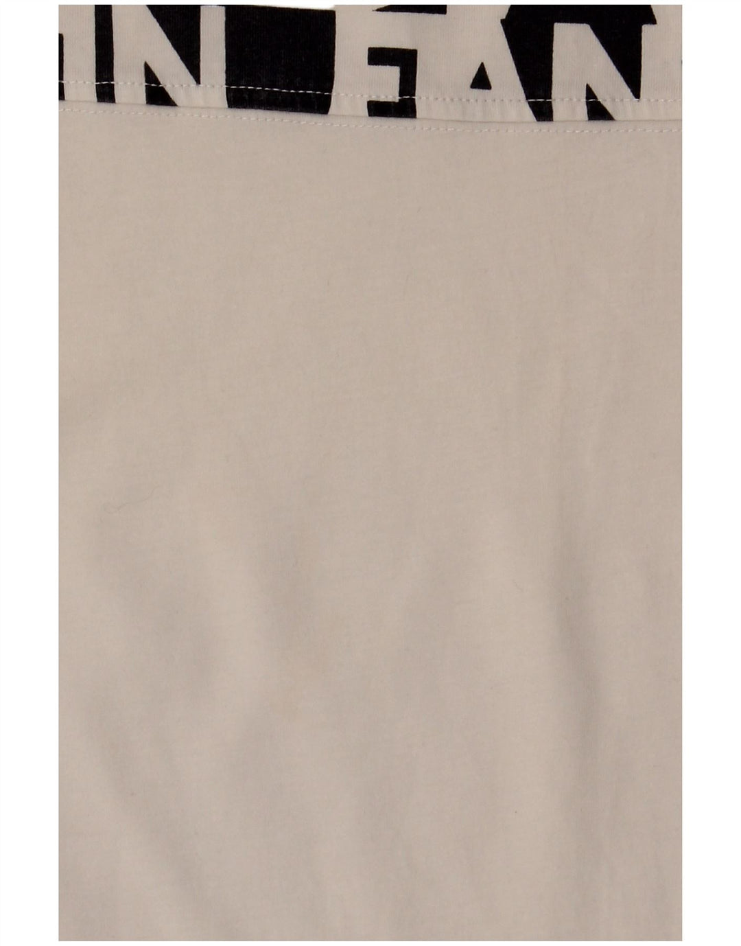 Calvin Klein Jeans Camiseta masculina gráfica Top médio algodão branco