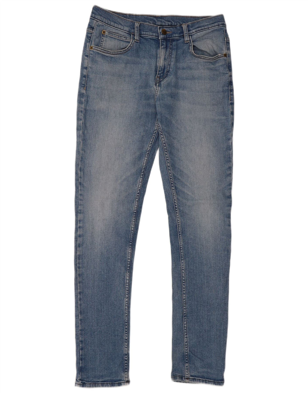 Lee Mens Jeans Skinny W30 L30 Azul Algodão
