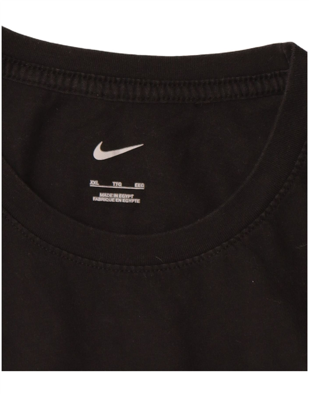 Camiseta masculina NIKE Top 2XL algodão preto