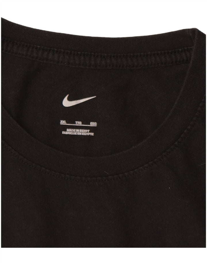 Camiseta masculina NIKE Top 2XL algodão preto