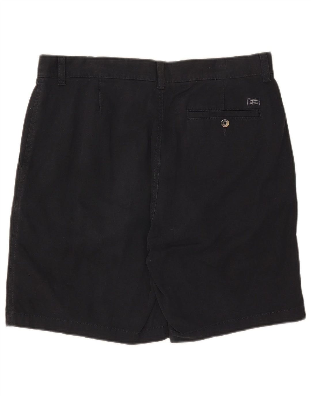Shorts chino masculino Marks & Spencer W36 grande algodão azul marinho