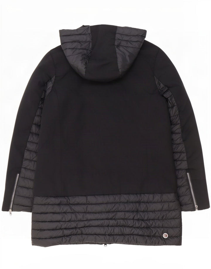 Jaqueta acolchoada com capuz feminino Colmar IT 44 poliéster preto médio