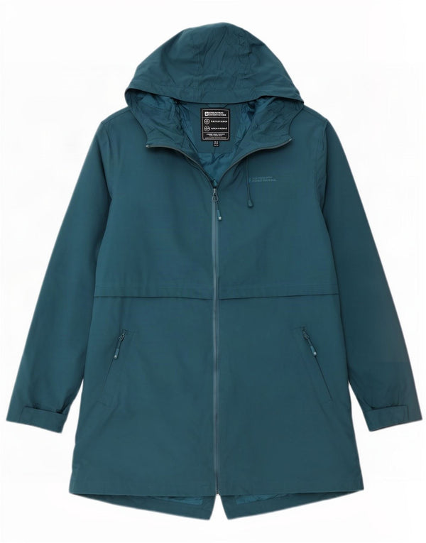 Jaqueta parka feminina com capuz grande e capuz Mountain Warehouse UK 18 XL azul