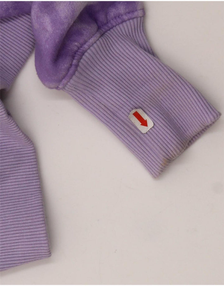 Moletom masculino The North Face, moletom médio roxo tie-dye algodão