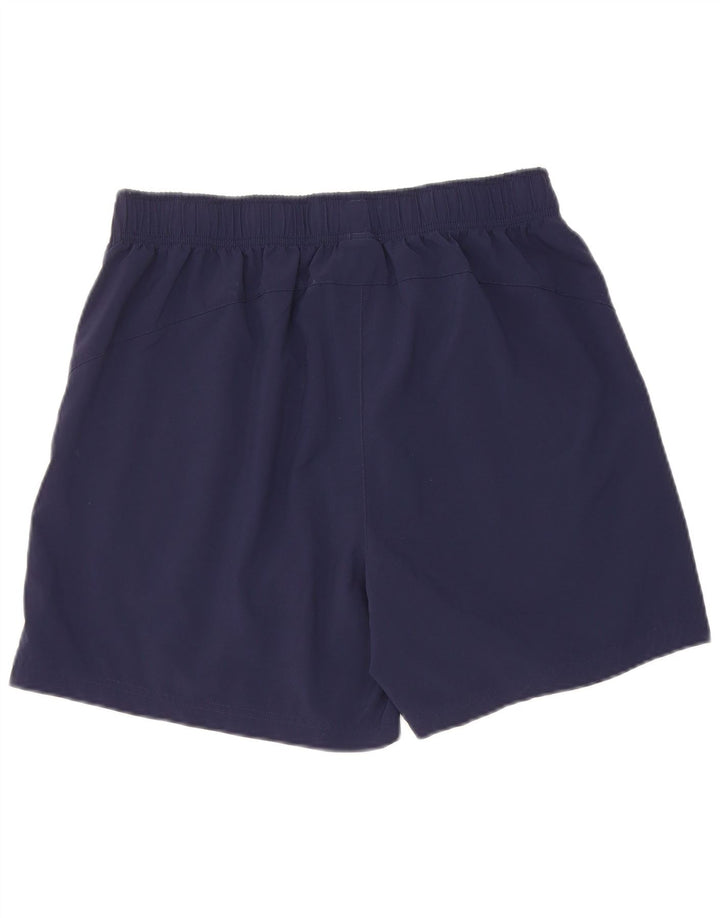 Shorts esportivos masculinos Puma grandes poliéster azul marinho