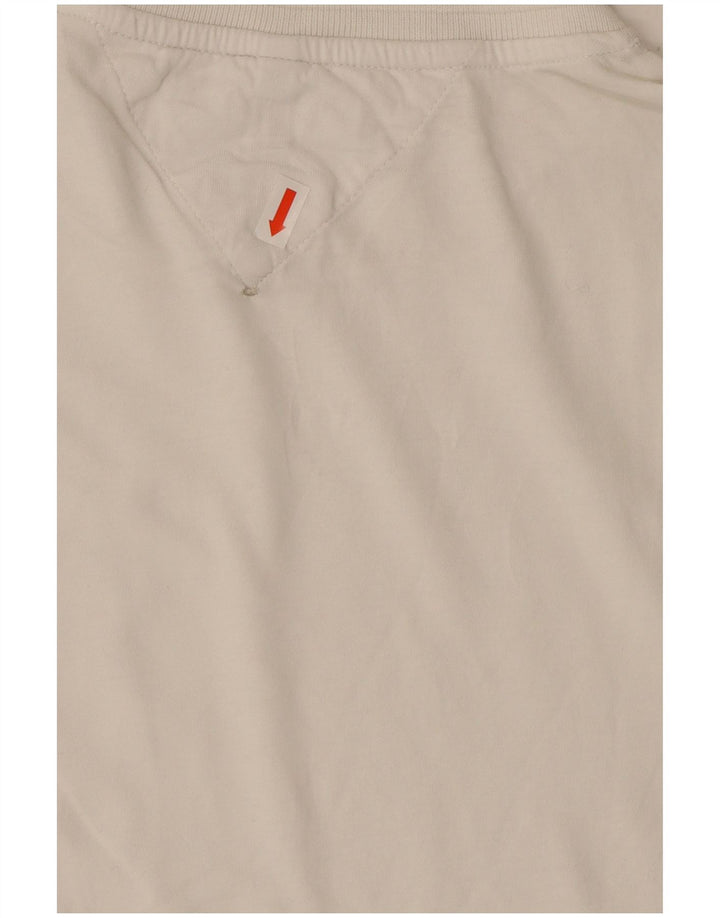 Camiseta feminina TOMMY HILFIGER Reino Unido 10 pequeno algodão branco