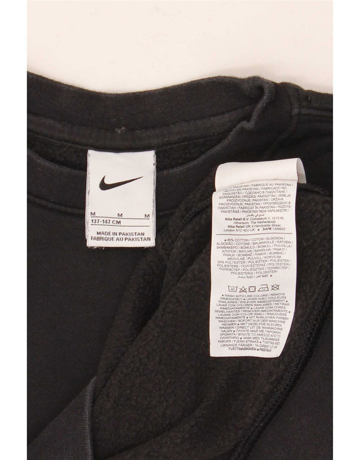 Moletom Nike Menino Jumper 10-11 Anos Médio Algodão Preto