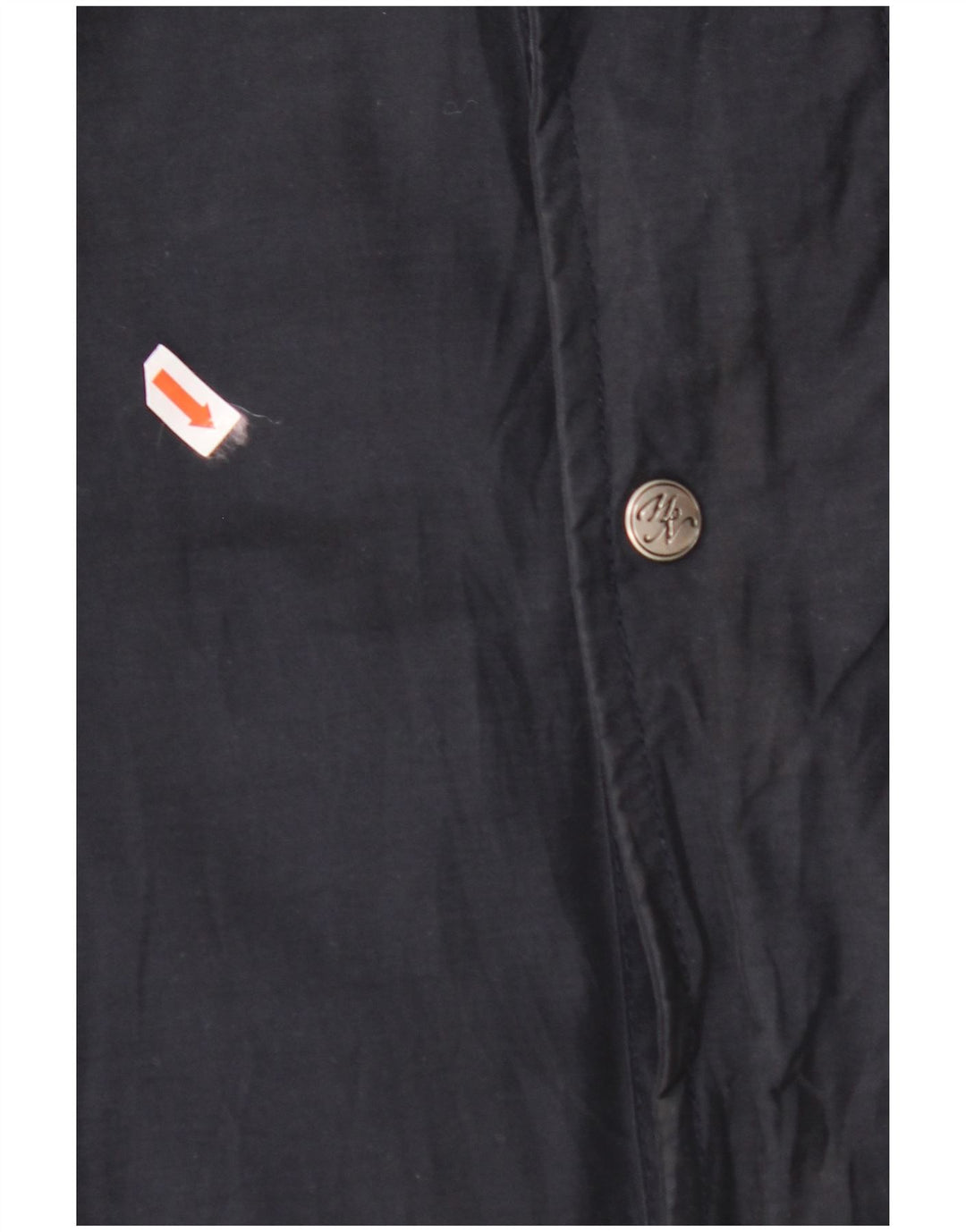 Jaqueta corta-vento masculina VINTAGE UK 44 2XL algodão azul marinho