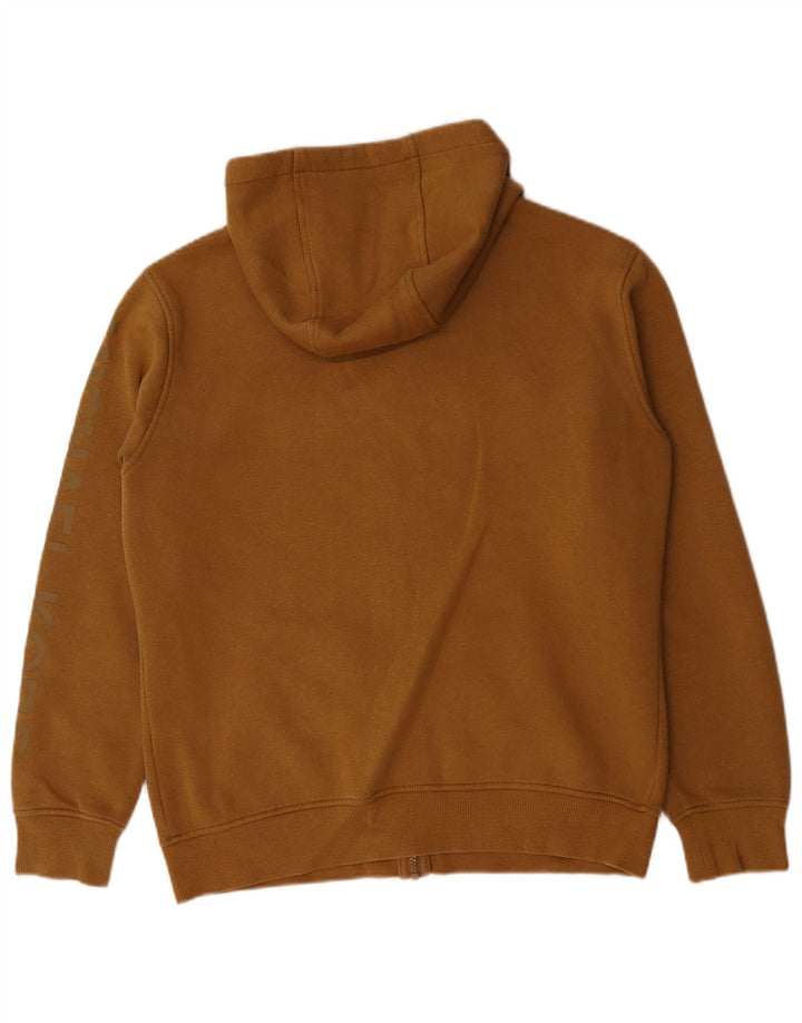 Suéter masculino com capuz e zíper gráfico MICHAEL KORS algodão marrom médio