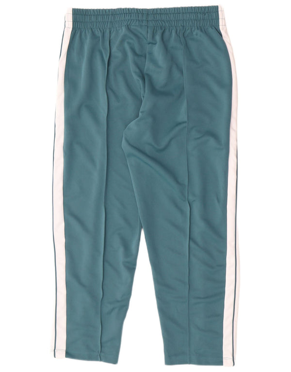 Ellesse Calça de treino feminina XL azul colorblock poliéster