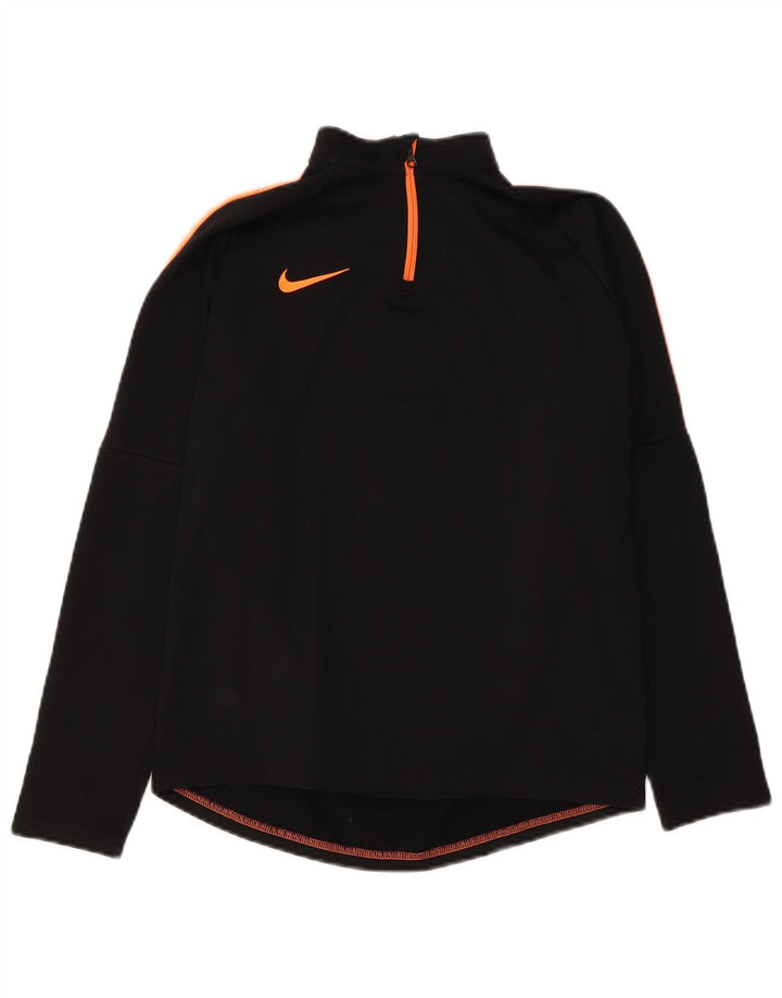 Nike Boys Dri Fit Pullover Treino Top 13-14 Anos XL Preto Colourblock