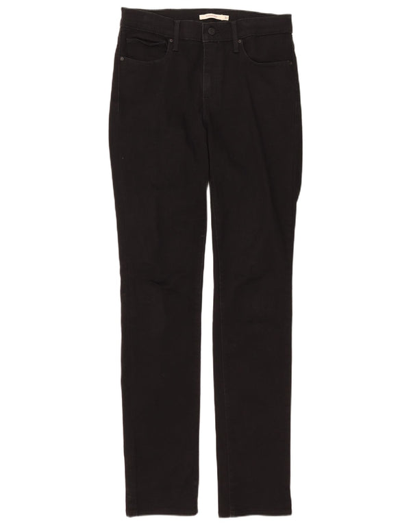 Calça jeans feminina Levi's Slimming Slim W31 L34 algodão preto