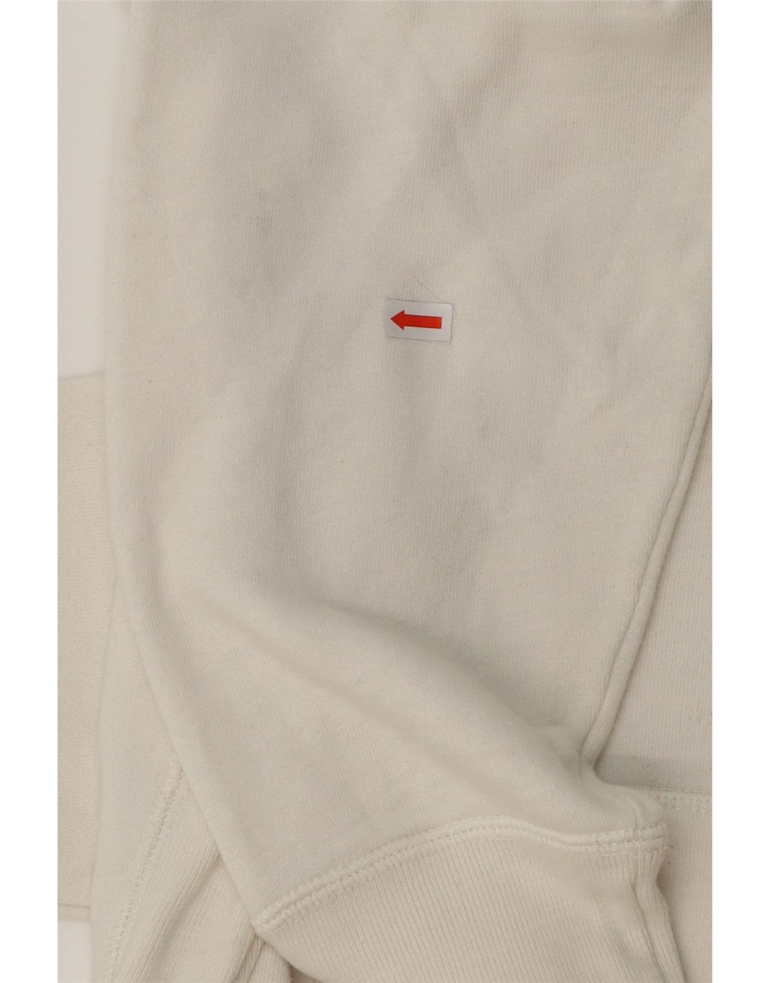 JACK WILLS Suéter masculino com capuz gráfico médio algodão branco