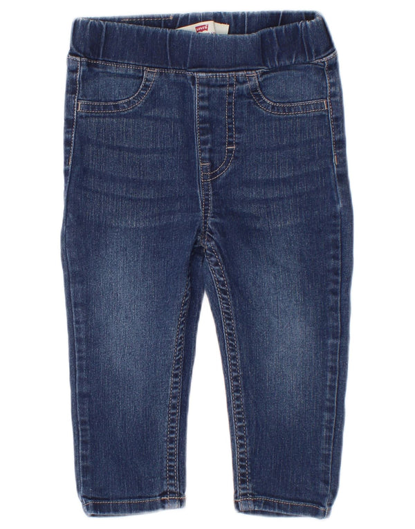 Levi's Baby Girls Jegging Skinny Jeans 6-9 Months W18 L10 Blue Cotton