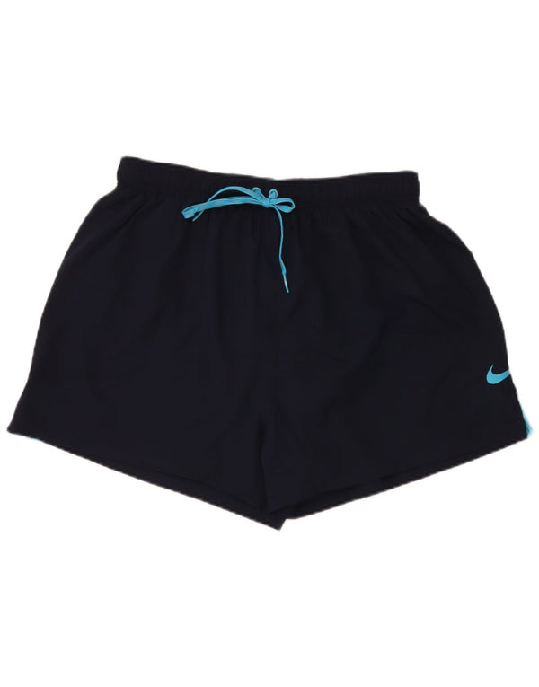 Shorts de natação masculino Nike 2XL poliéster azul marinho