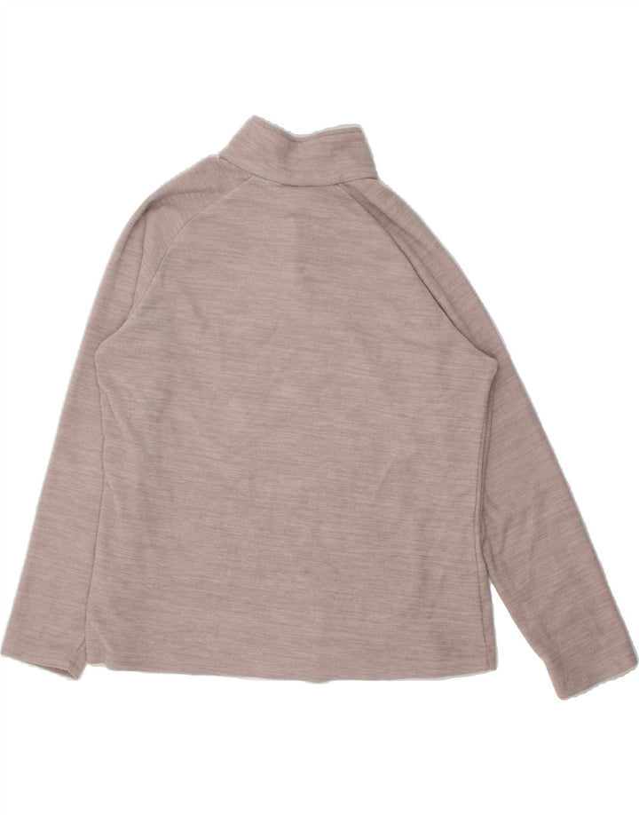MOUNTAIN WAREHOUSE Womens Zip Neck Fleece Jumper UK 18 XL Grey Vintage Mountain Warehouse and Second-Hand Mountain Warehouse from Messina Hembry 