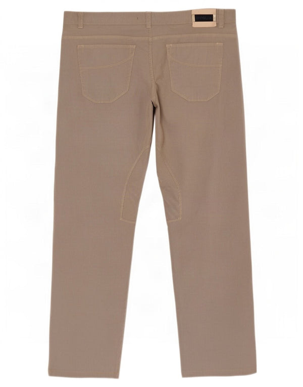 Calça casual masculina SIVIGLIA Straight Riding W40 L30 cinza risca de giz