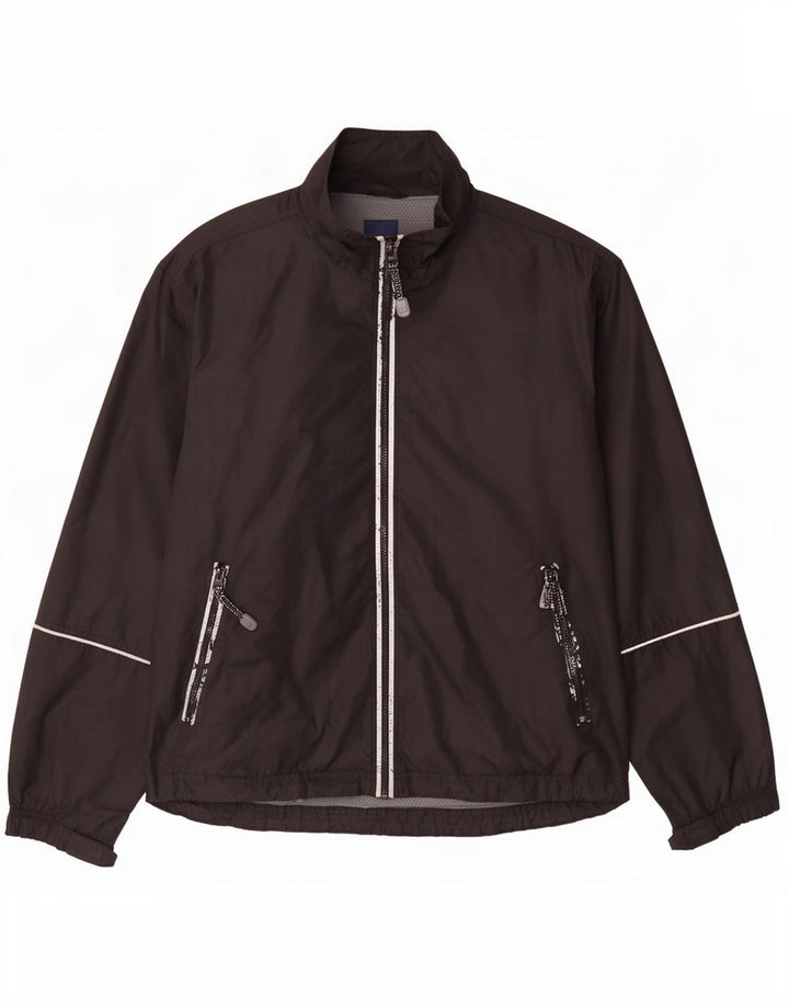 Jaqueta de chuva masculina Gap UK 38 médio preto nylon
