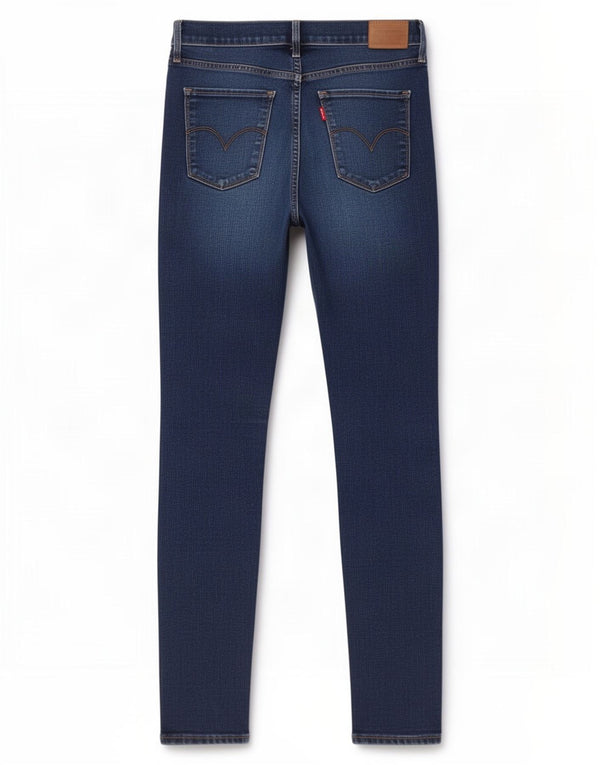 Calça jeans feminina Levi's 311 Shaping Skinny W28 L30 azul marinho algodão