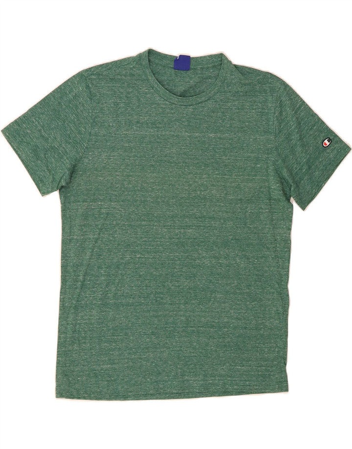 CHAMPION Mens T-Shirt Top XL Green Flecked Cotton Vintage Champion and Second-Hand Champion from Messina Hembry 
