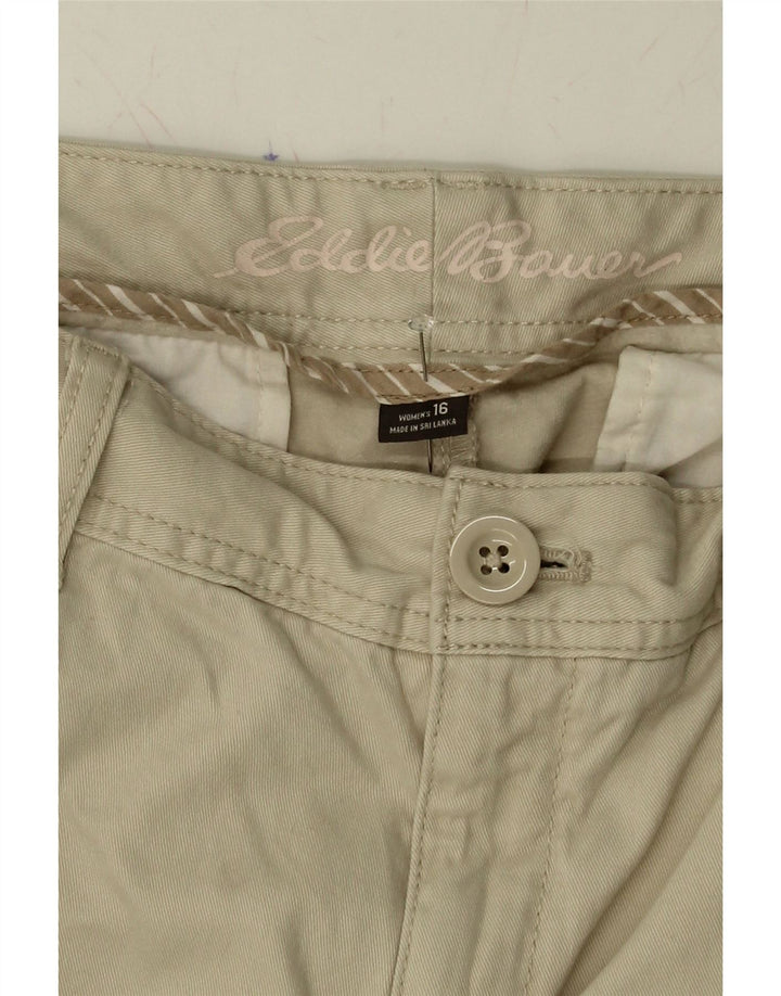 EDDIE BAUER Womens Chino Shorts US 16 2XL W40 Beige Cotton Vintage Eddie Bauer and Second-Hand Eddie Bauer from Messina Hembry 