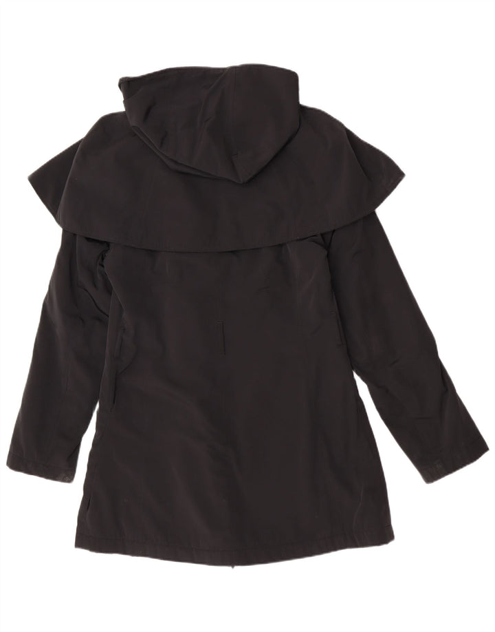 Casaco Capelet Feminino Penny Black com Capuz UK 10 Pequeno Preto
