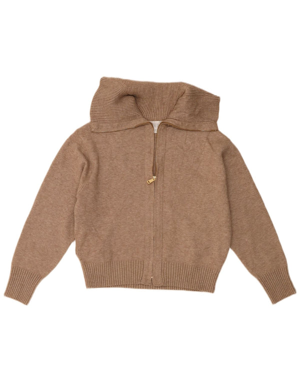 Zara Suéter Cardigan Meninas 13-14 Anos Viscose Bege